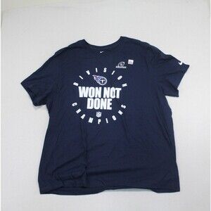 The Nike Tee Men Blue Tee Shirt Tennessee Titans Size XXL